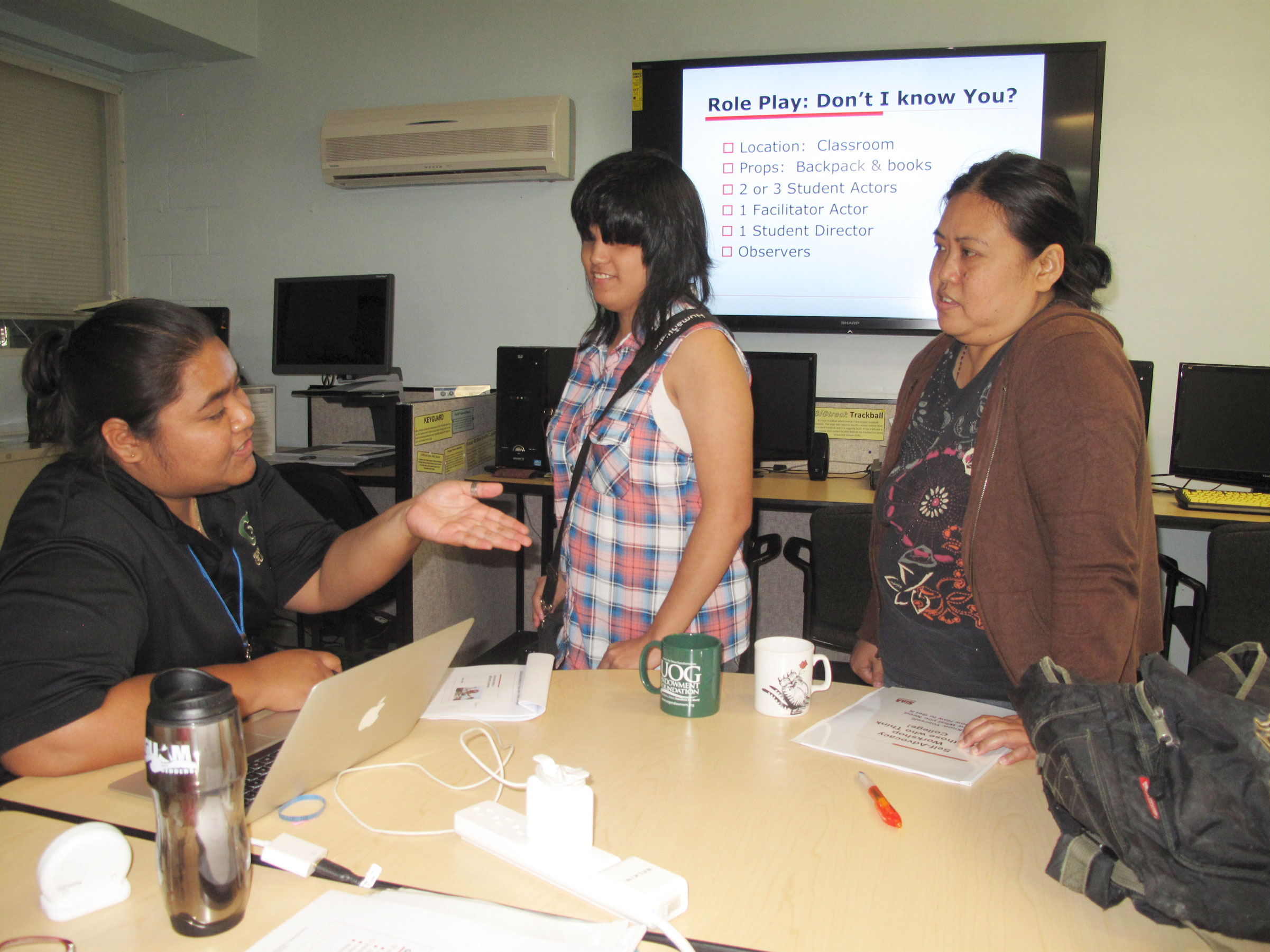 Photo of workshop attendees participating in an activity.