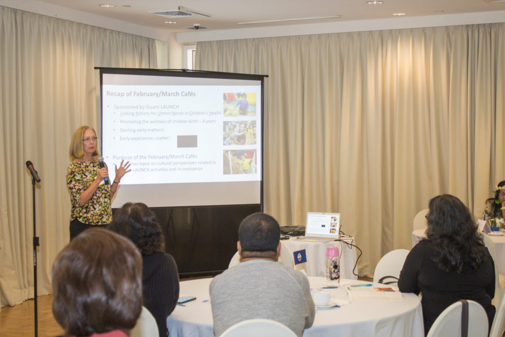 Bonnie Brandt, Guam CEDDERS Training Associate, provides a recap from the previous Guam LAUNCH Cultural Conversations Café held in February and March during the Guam Launch Cultural Conversations Café event held on July 14 at the Guam Hilton Resort & Spa. 